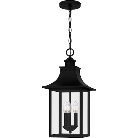 Quoizel Chancellor Outdoor Hanging 3 Lights Mystic Black CCR1910K